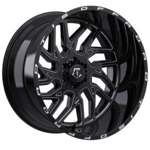 TIS 544BM Black Wheel 22x12 -44 8x6.5