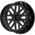TIS 560B Black Wheel 22x12 -44 8x6.5