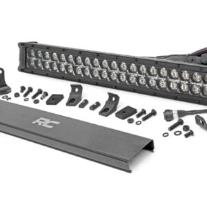 20 Inch Black Series LED Light Bar | Dual Row | Amber DRL
