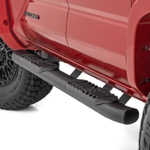 Oval Nerf Step | Double Cab | Black | Toyota Tacoma 2WD/4WD (2024)