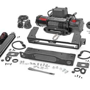 High Winch Mount | All Models | 9500S | 20 Inch Black Single Row LED | Ford Bronco (21-24)