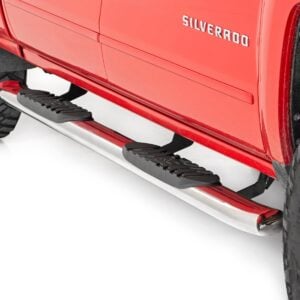 Oval Nerf Steps | Stainless | Crew Cab | DEF Tank | Chevy/GMC 1500/2500HD/3500HD (07-19 & Classic)