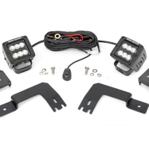 LED Light | Under Bed Mount | 2" Black Pair | Flood | Polaris XPEDITION ADV 5