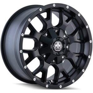 Mayhem Warrior Black Wheel 18x9 -12 8x180