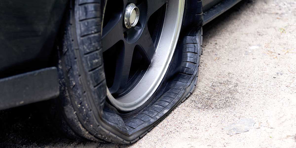 types of tire damage