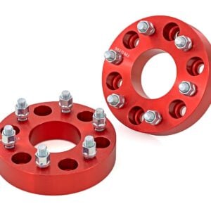 1.5 Inch Wheel Spacers | 6x5.5 | Red | Chevy/GMC 1500 Truck & SUV